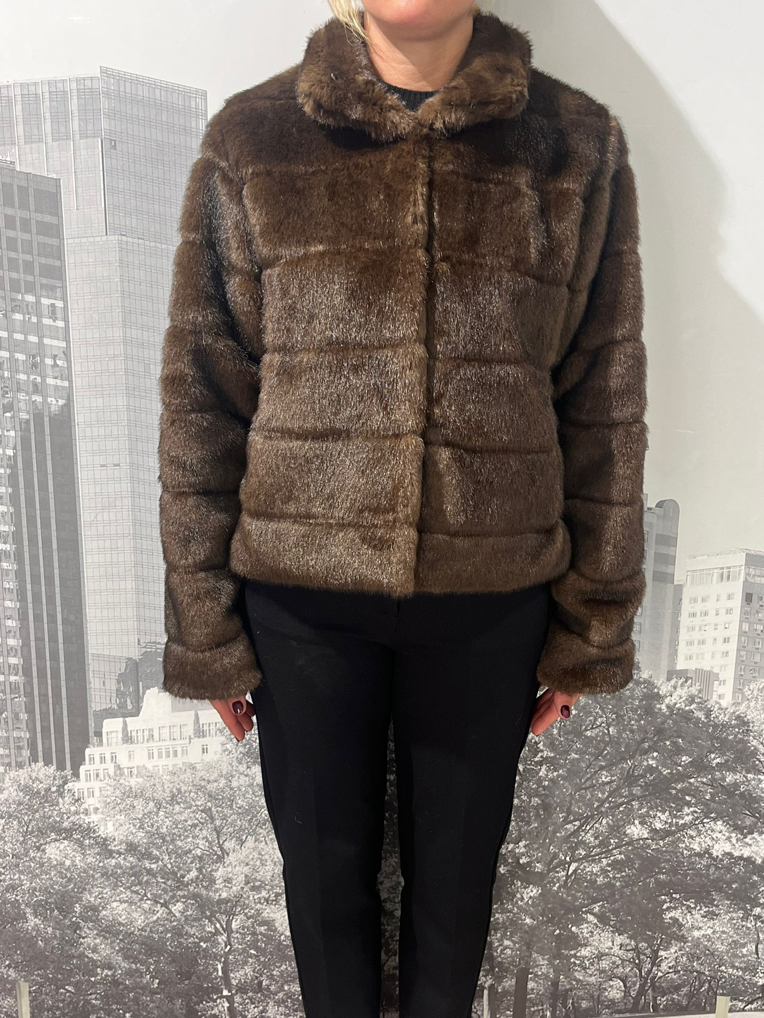 Giubbotto Eco Pelliccia