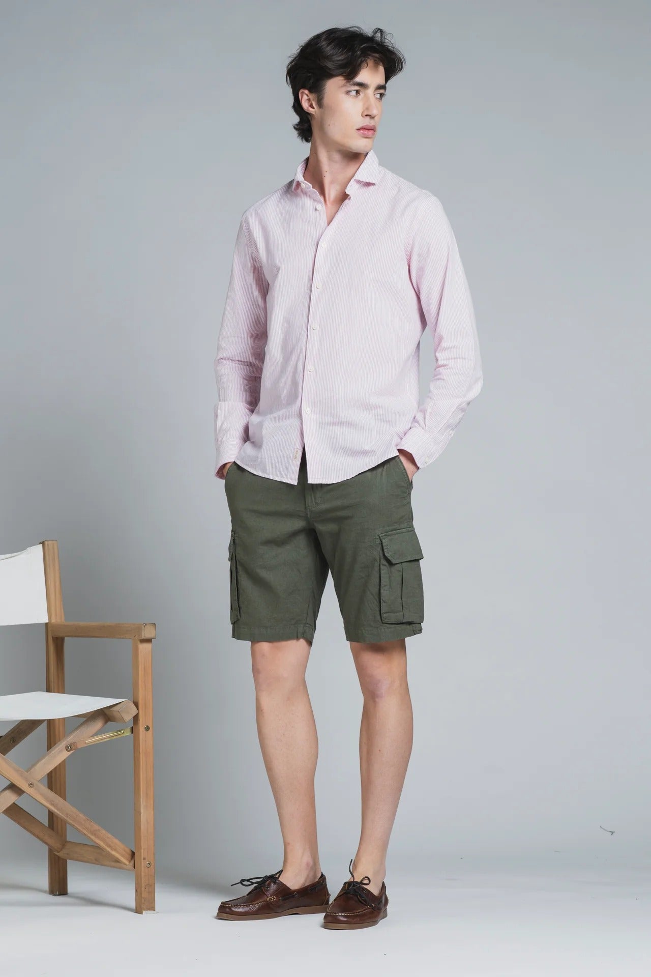 Bermuda Cargo Misto Lino COOPER