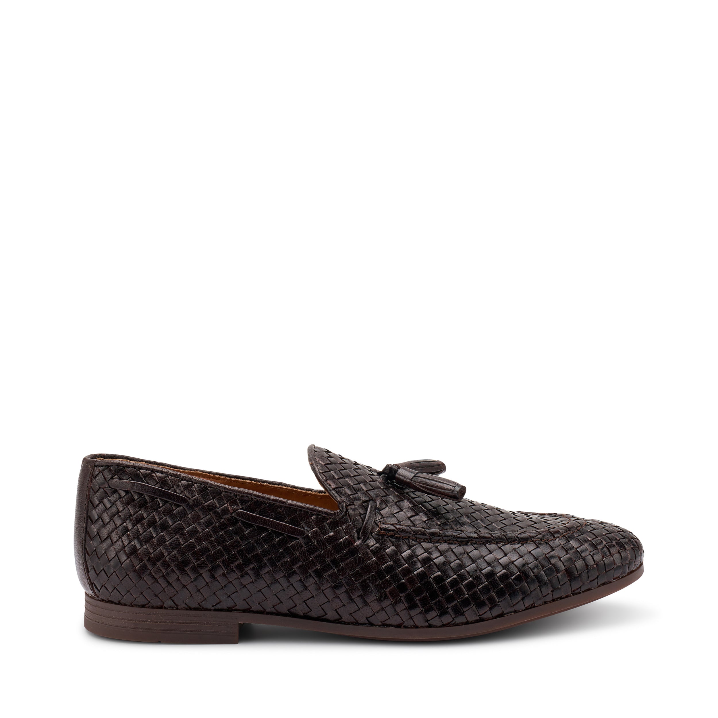 Mocassino Pelle Intrecciata