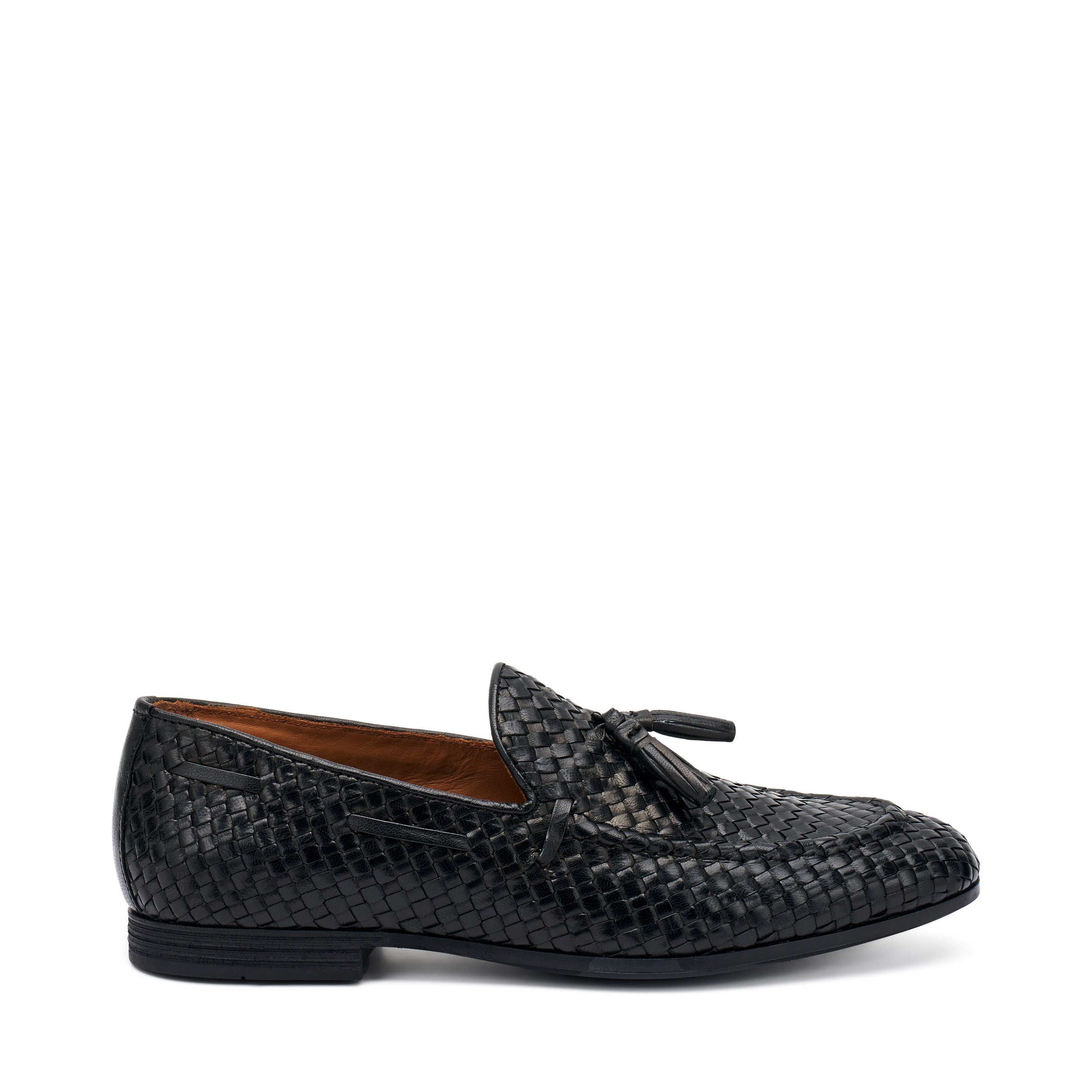 Mocassino Pelle Intrecciata