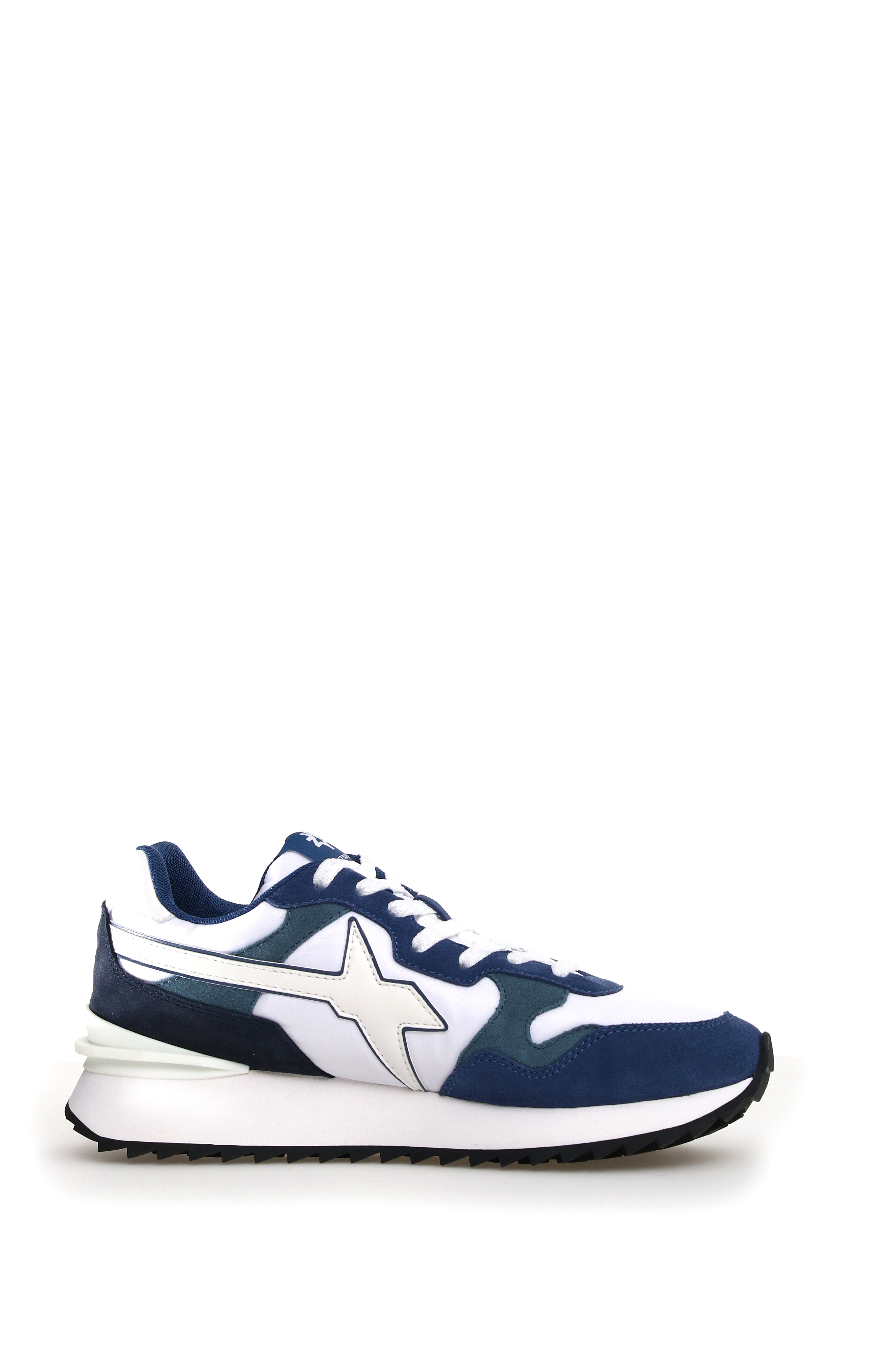 Sneakers YAK-M. SUEDE SOLE AZURE-WHITE