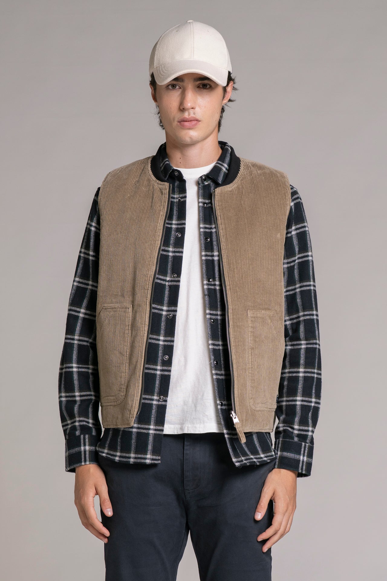 Gilet REVERSE CORDUROY 500 MARTIN