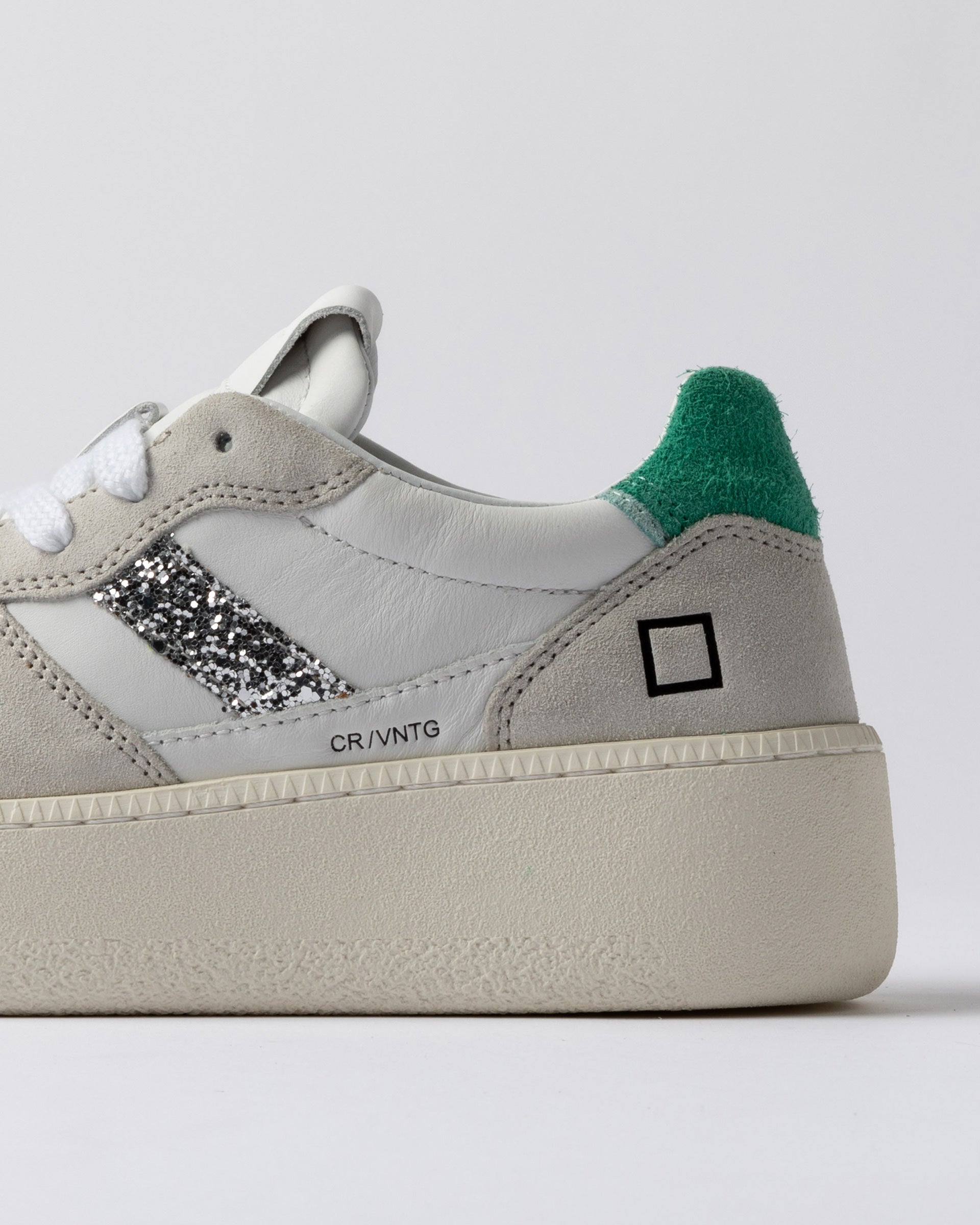 Sneakers COURT PLATFORM VINTAGE WHITE-GREEN