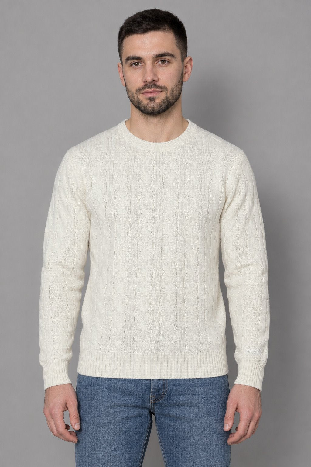 Maglia Girocollo Treccia Wool REGENT