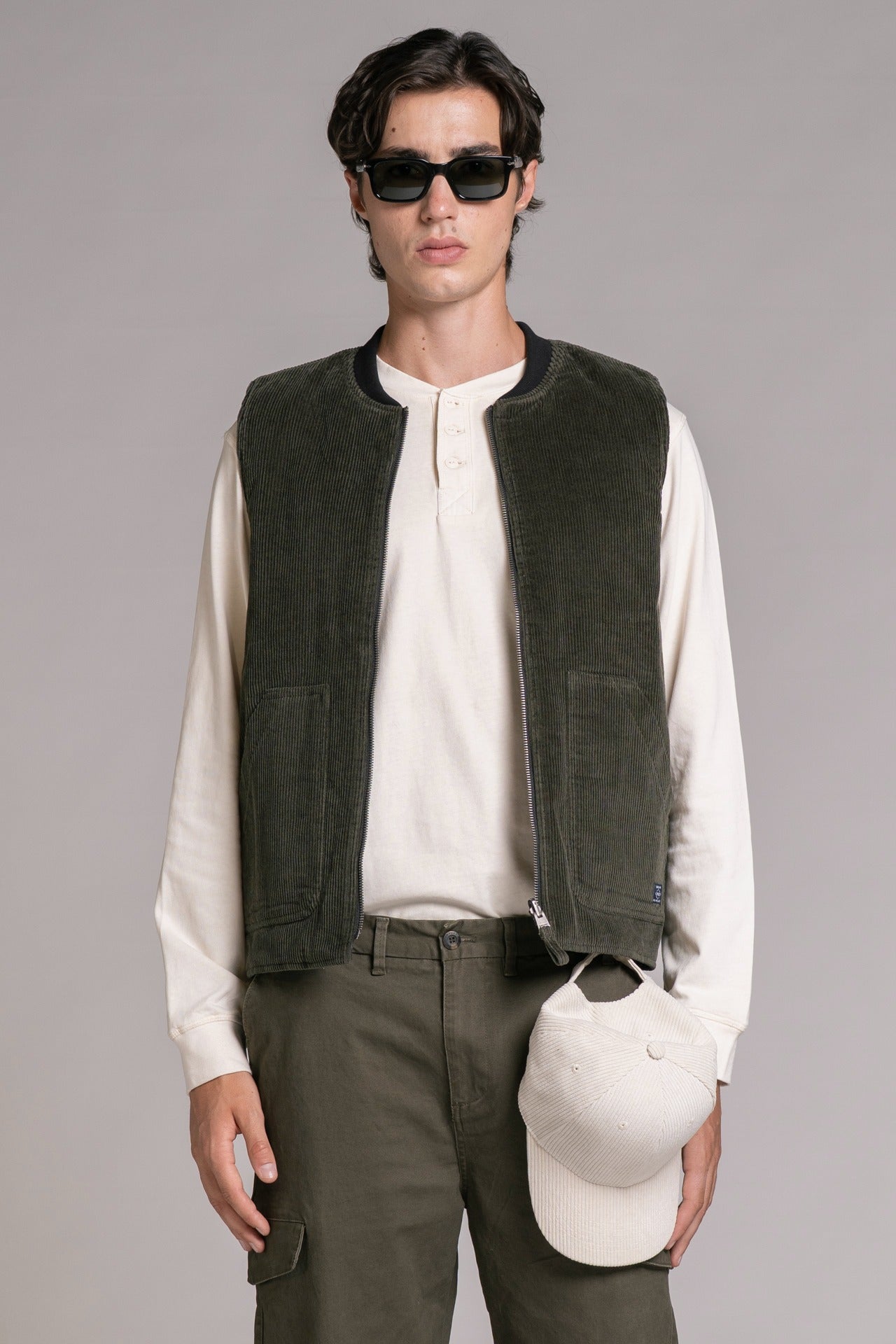 Gilet REVERSE CORDUROY 500 MARTIN