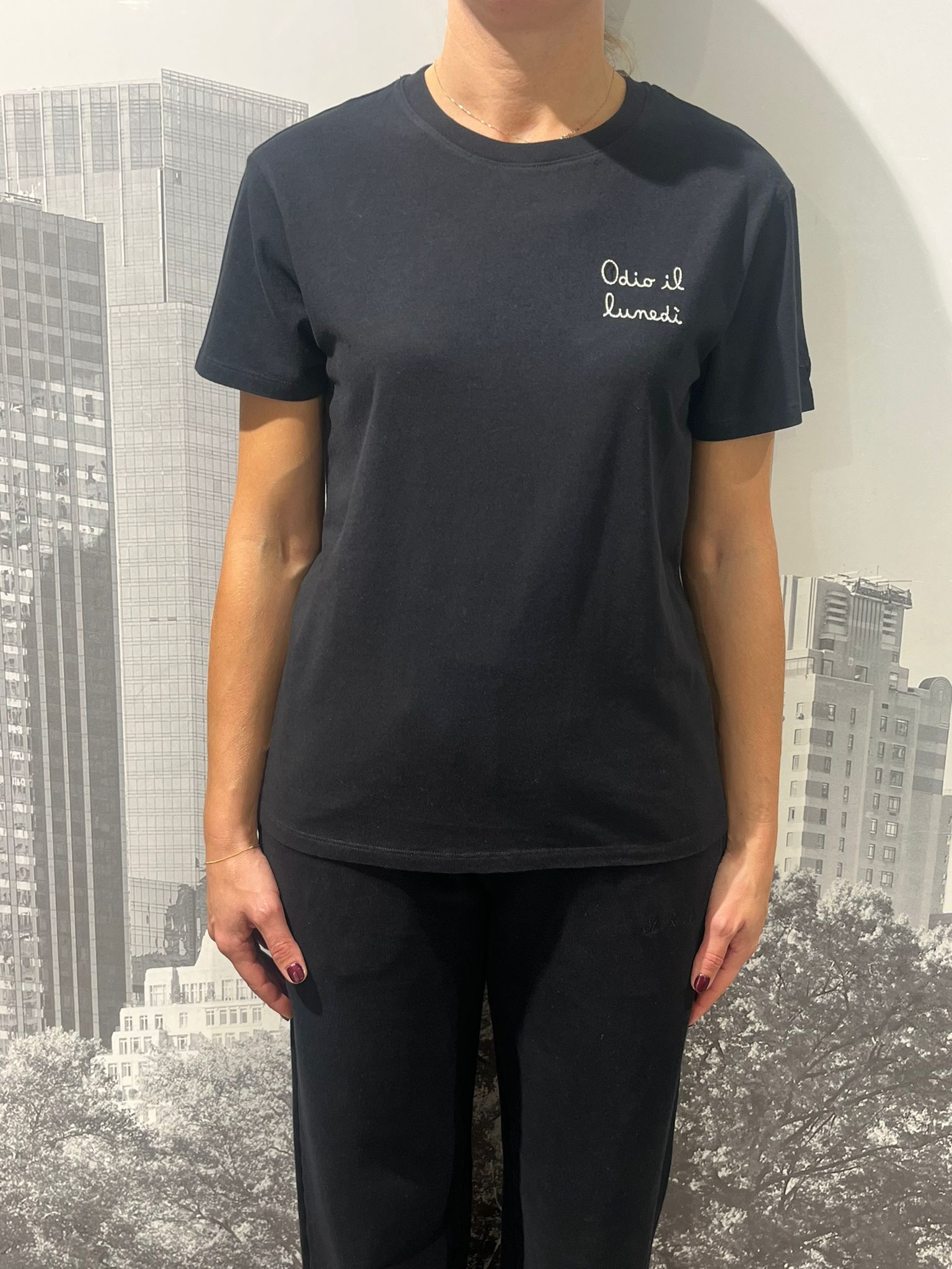 T-shirt EMILIE W " ODIO IL LUNEDI "