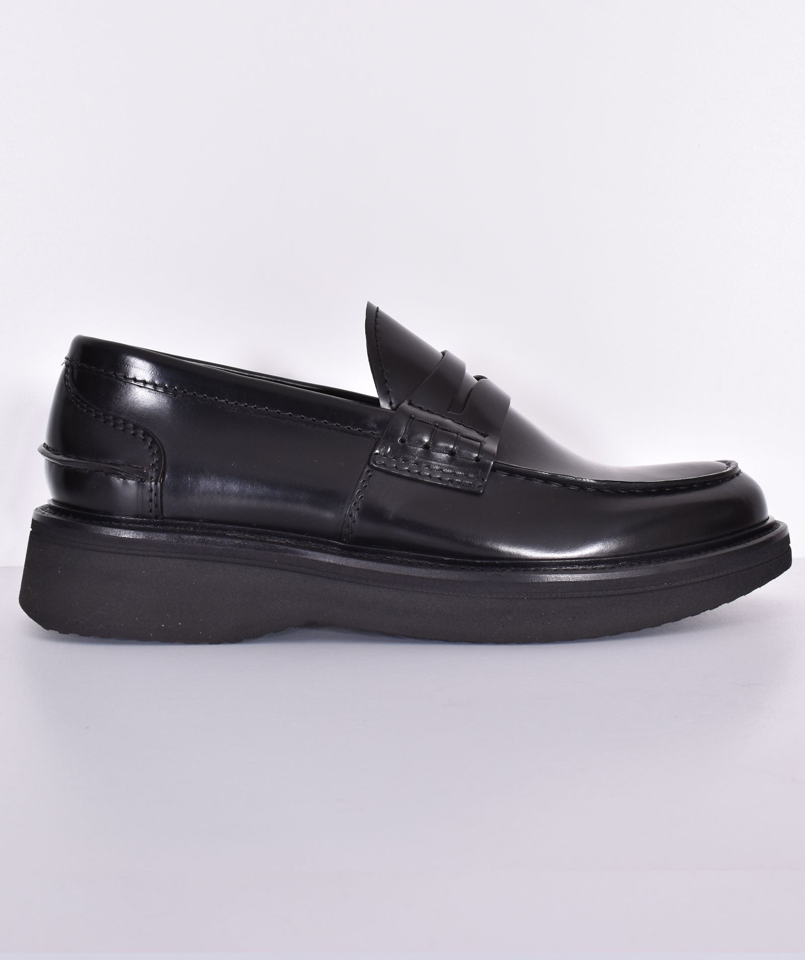 GREEN GEORGE POLISHED LOAFERS