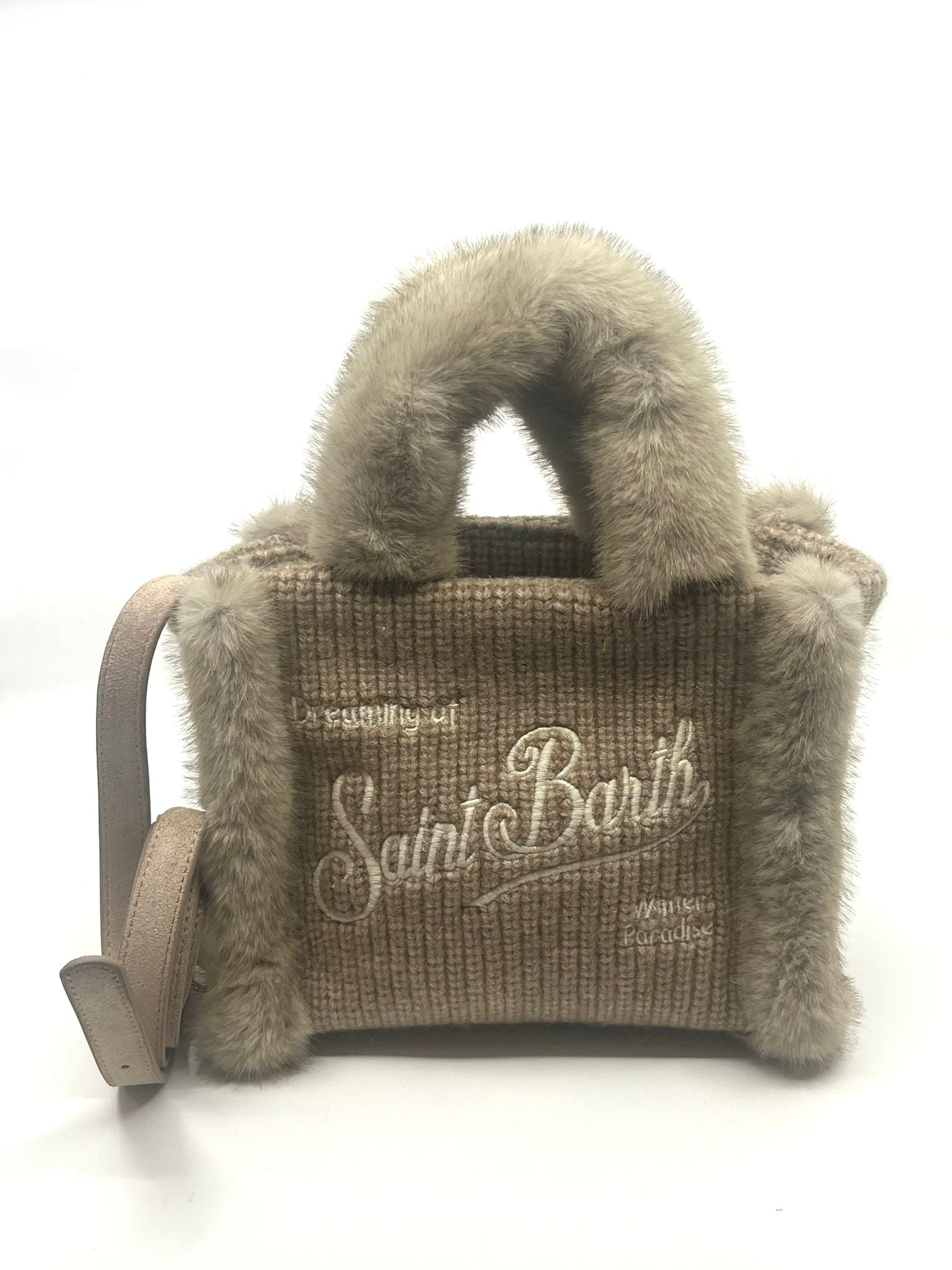 Borsa VANITY MINI SHEARLING RIB