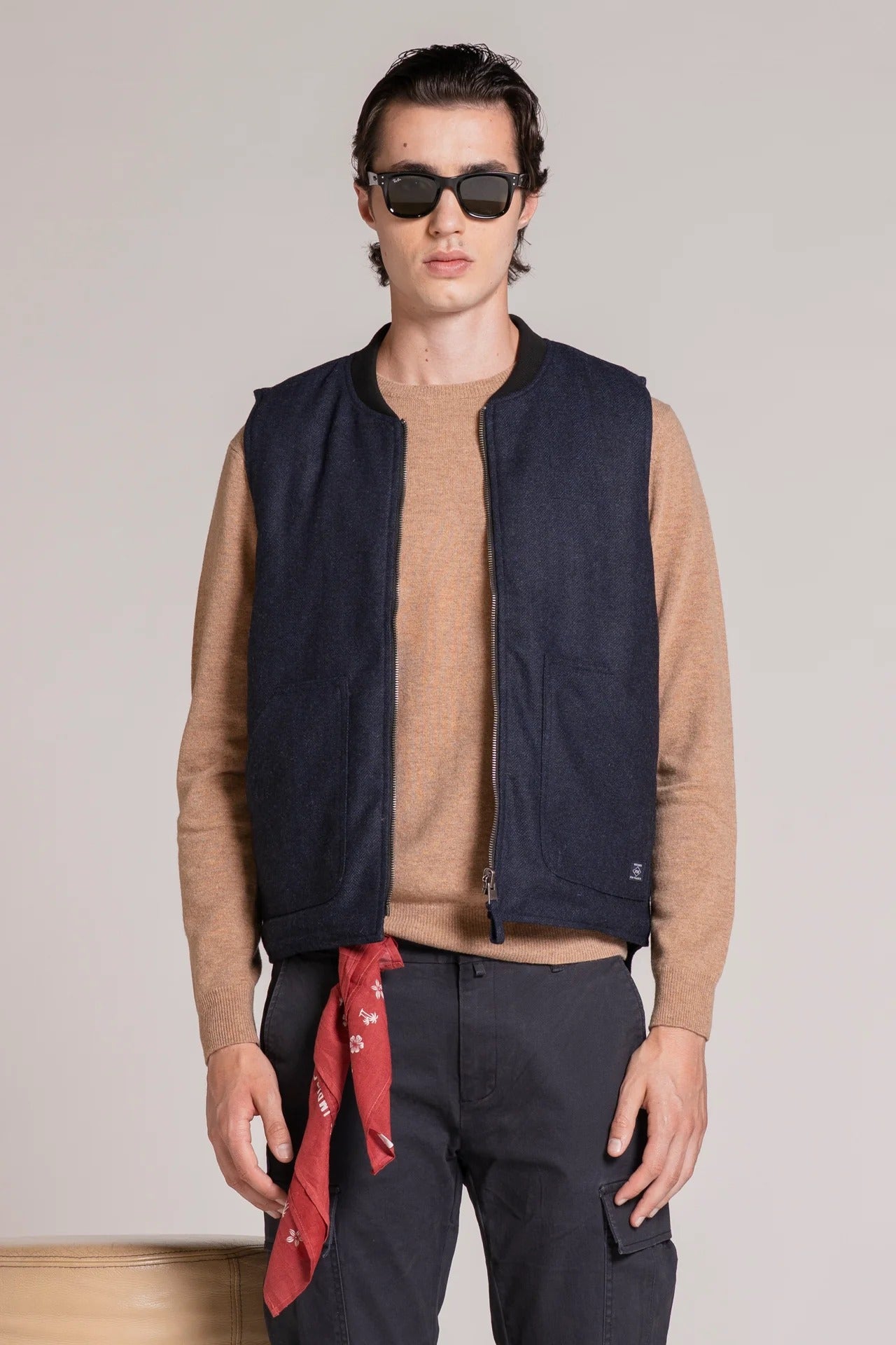 Gilet REVERSE MIX WOOL MARTIN