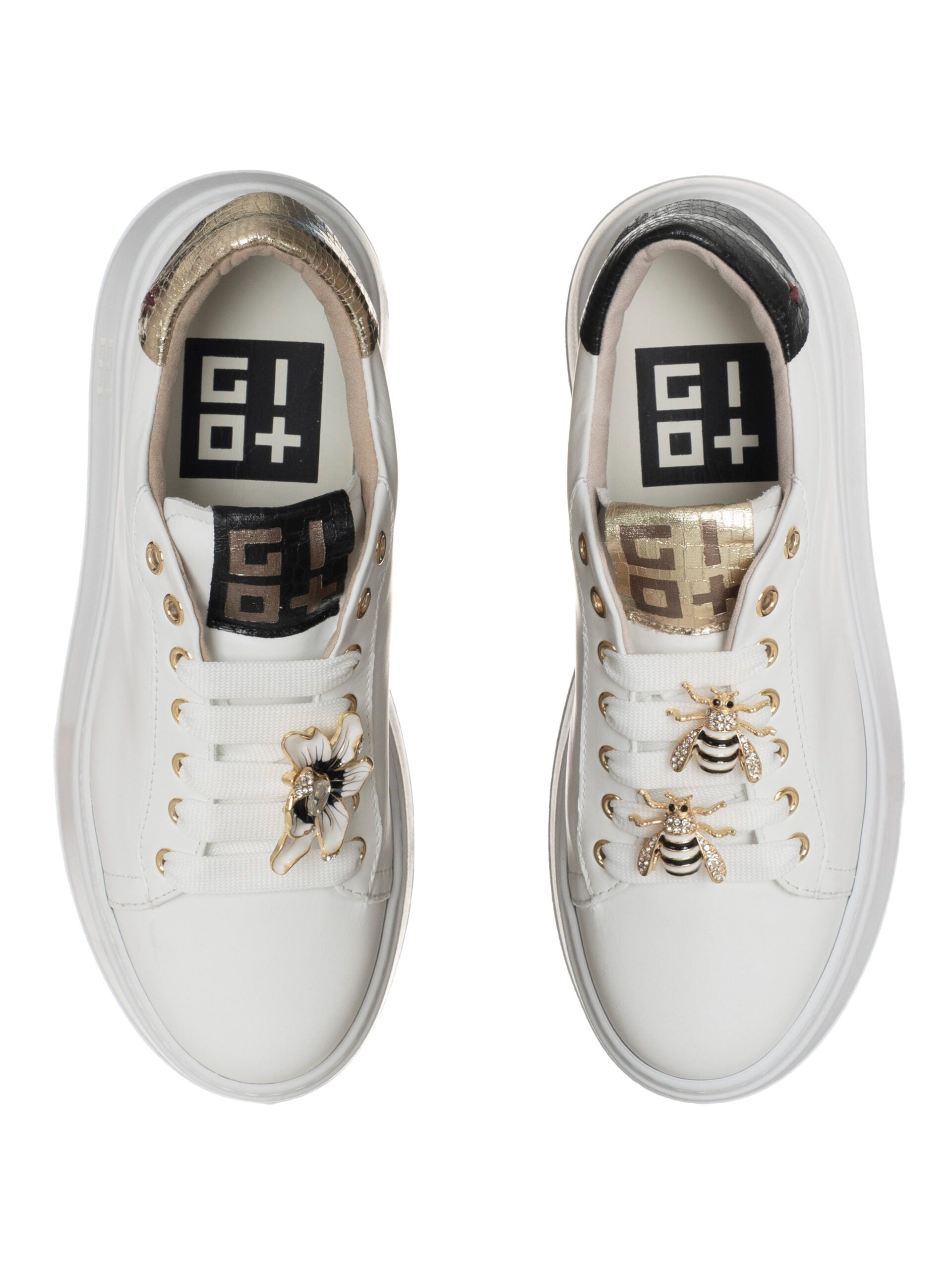 Sneakers COMBI WHITE/KOKKINO