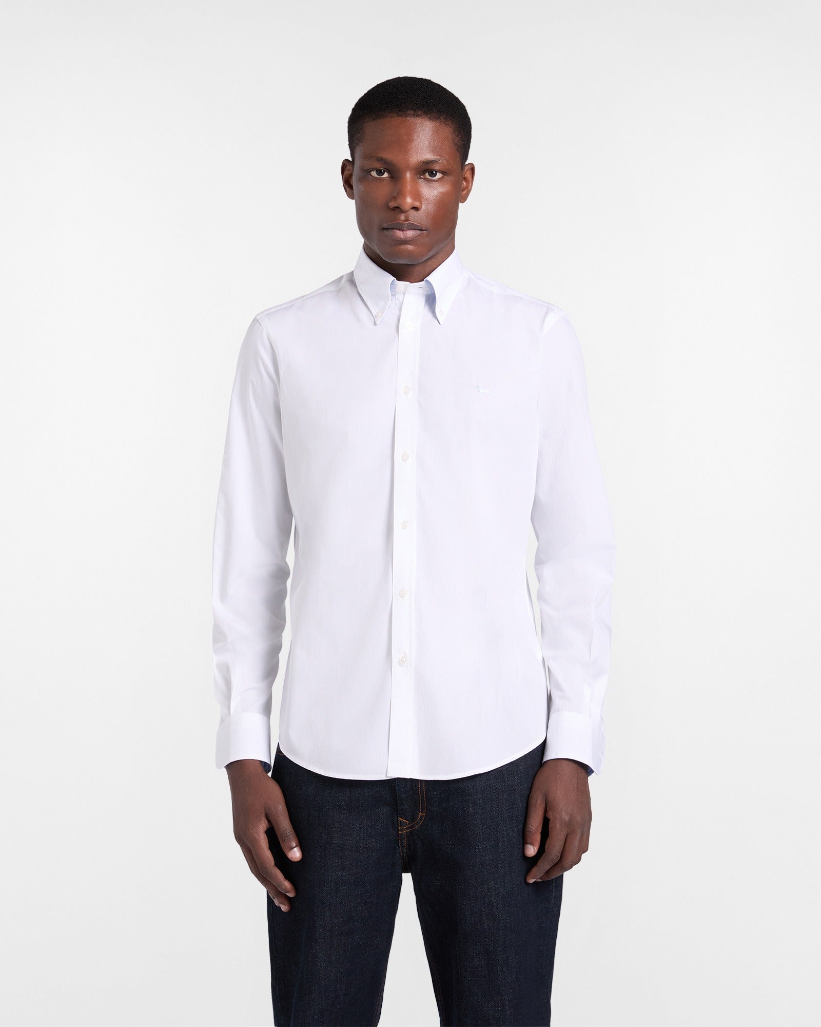 Camicia Uomo Tinta Unita Regular Fit