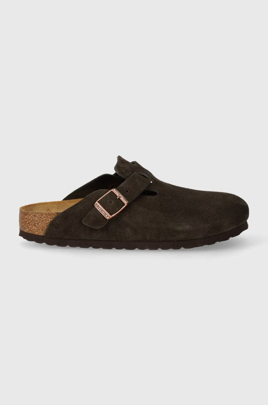 Boston Mocca Suede Leather