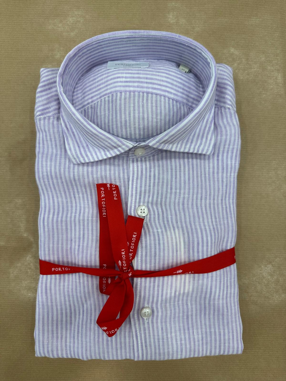 Camicia Lino Comfort Fit