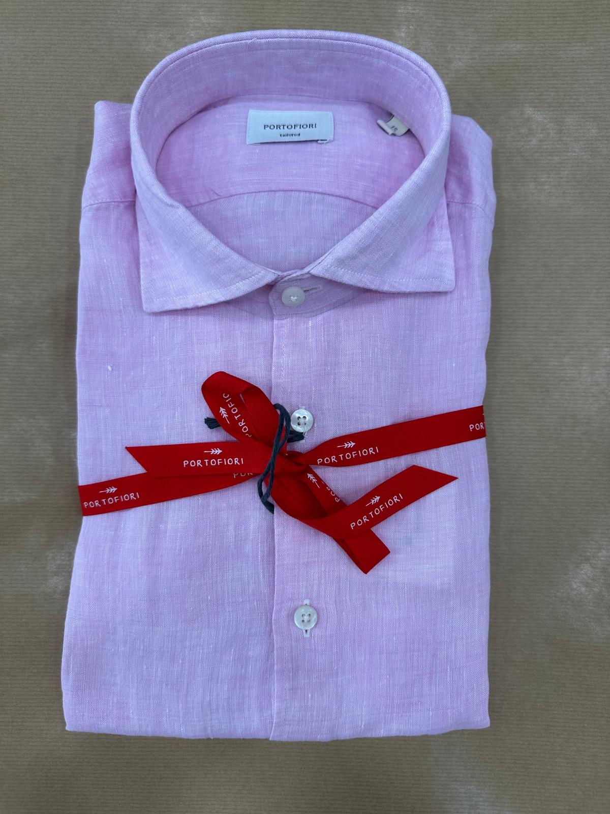 Camicia Lino Comfort Fit