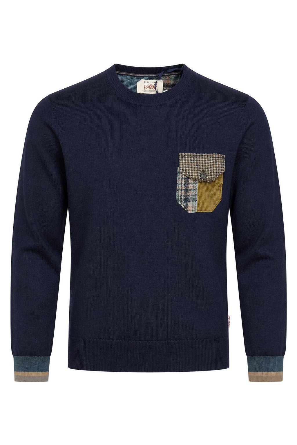 Maglia Girocollo Pocket Patchwork CLIVE