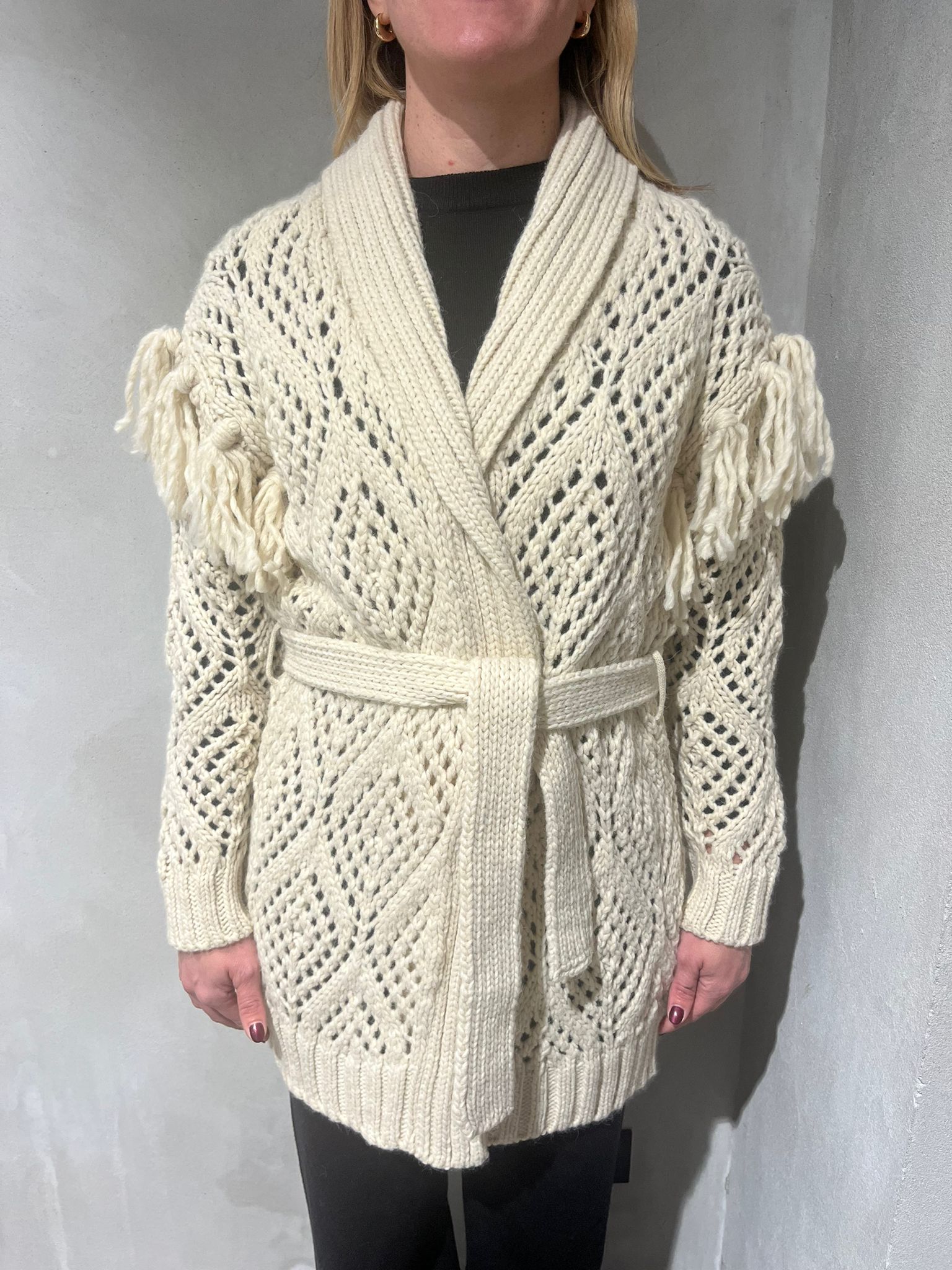 Cardigan Frange