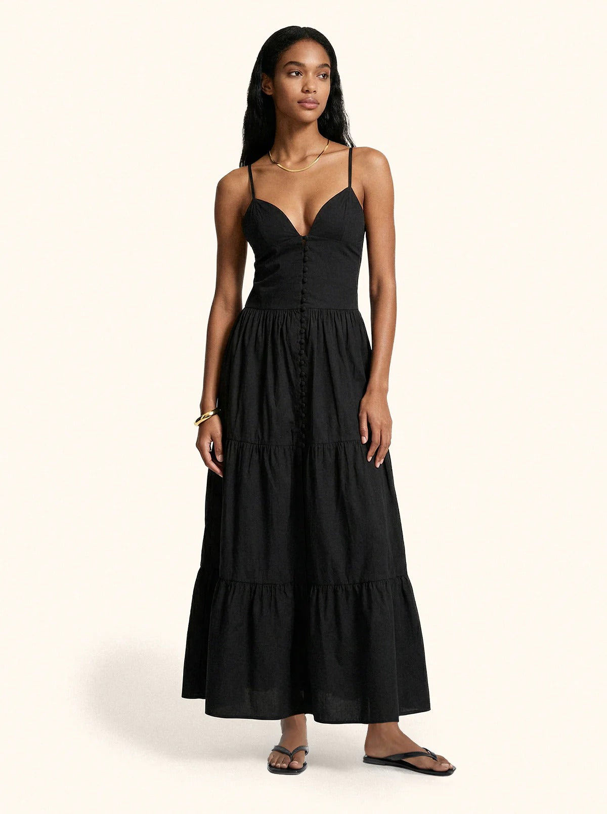 Vestito lungo Donna Me fui Nero