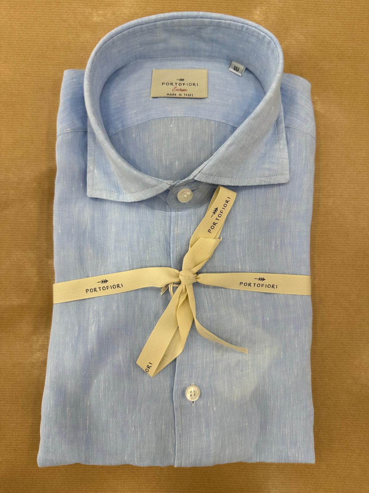 Camicia Lino Comfort Fit