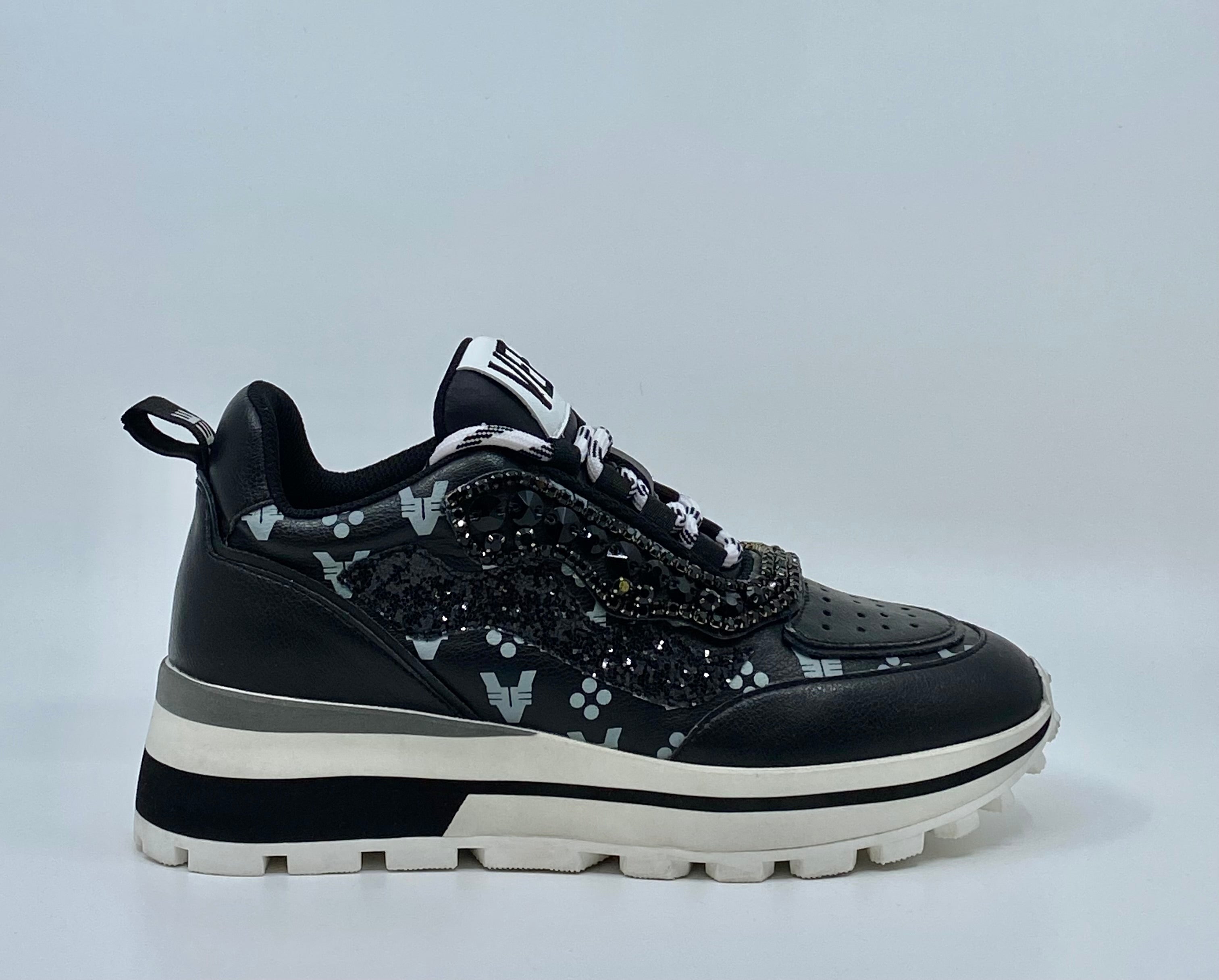 EMANUELLE VEE SNEAKER ALL. STRASS FONDO RUNNING P003